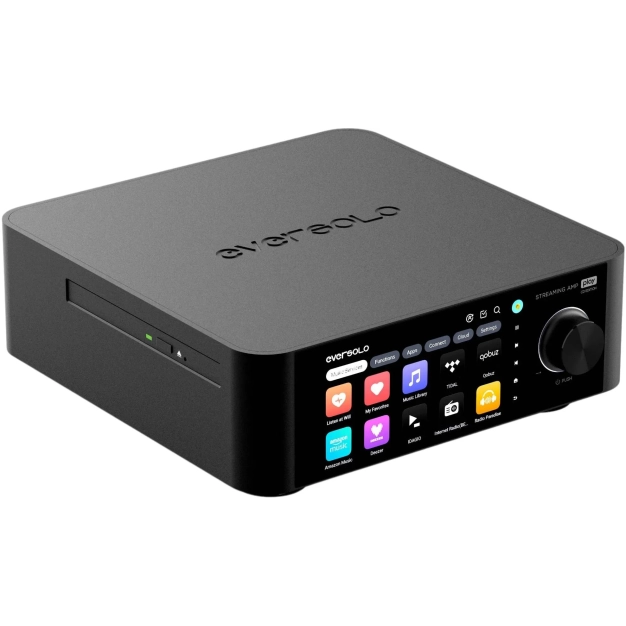 Мережевий інтегральний підсилювач EverSolo Play CD Edition із вбудованим CD-плеєром, HDMI ARC та MM/MC фонокоректором