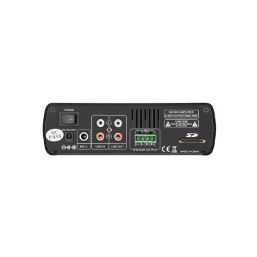 Компактний стереопідсилювач HELVIA HCA-60 PLAY з Bluetooth та USB