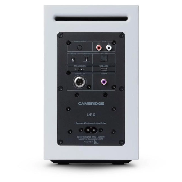 Активна акустика Cambridge Audio L/RS White з Bluetooth aptX HD