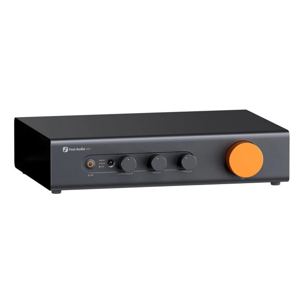 Попередній підсилювач Fosi Audio ZP3 Black з XLR та Sub Out