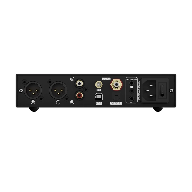 Настільний ЦАП та підсилювач для навушників Topping DX5 II Black з Bluetooth LDAC