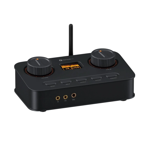 ЦАП та підсилювач для навушників Fosi Audio K7 Black — Hi-Res DAC