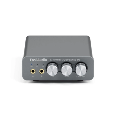 ЦАП Fosi Audio K5 Pro Gray - USB DAC для ПК та ігрових консолей