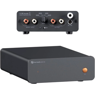 Фонокоректор Fosi Audio Box X5 Black для MM/MC картриджів