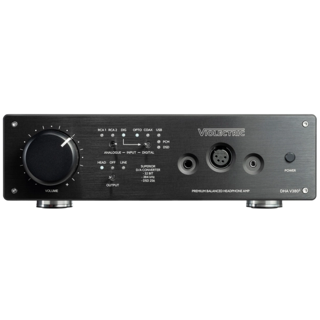 Violectric DHA V380 mk2 Black — балансовий ЦАП та підсилювач для навушників Hi-End