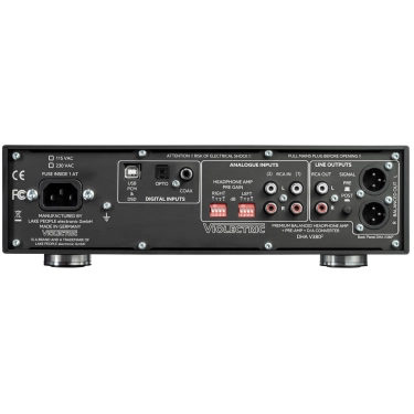Violectric DHA V380 mk2 Black — балансовий ЦАП та підсилювач для навушників Hi-End