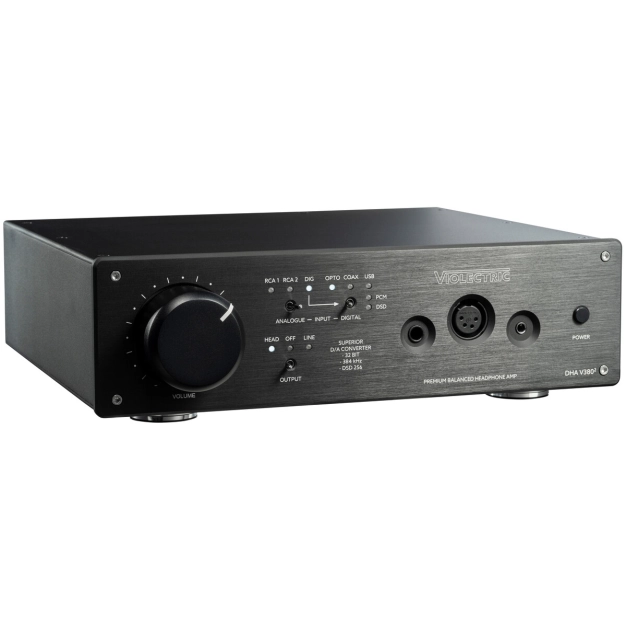 Violectric DHA V380 mk2 Black — балансовий ЦАП та підсилювач для навушників Hi-End
