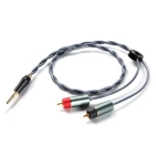 Кабель DD HiFi RC40A 4.4 мм – 2 RCA 60 см сірий