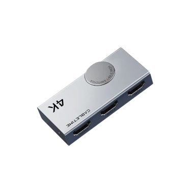 Світч Cabletime CP33G HDMI 2.0, 4K 60Hz сірий