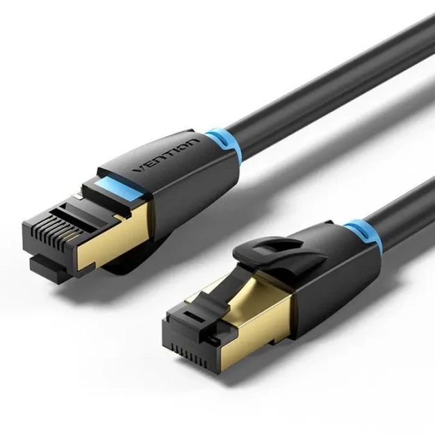 Патч-корд Vention IKKBJ CAT 8 SFTP 5 м Black