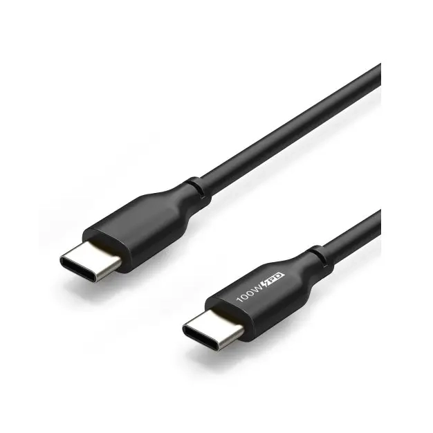 Cabletime CU02L USB-C - USB-C 2 м, PD 100W, Black