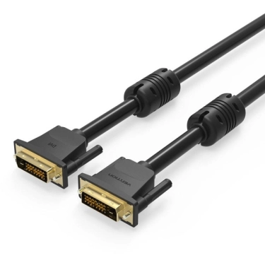 Кабель Vention EAABI DVI-D 24+1 Dual Link 3 м Black