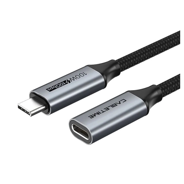 Кабель Cabletime CU21E USB-C 0,5 м PD100W Black