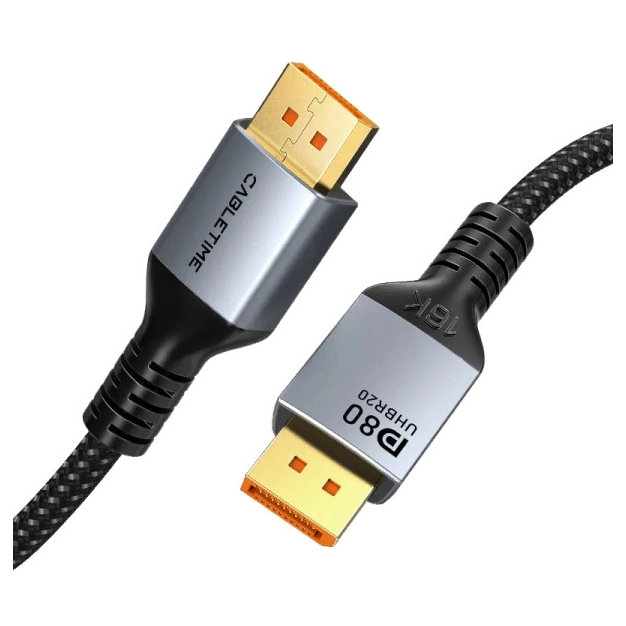Кабель Cabletime CD13L DisplayPort 2.1 2 м 80Gbps