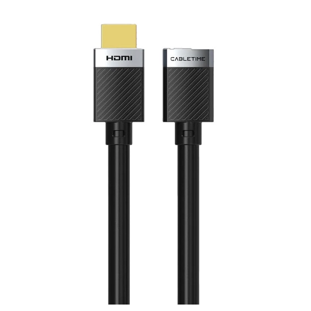 Кабель-подовжувач Cabletime CH25E HDMI-HDMI 0.5 м 4K