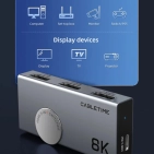 Світч Cabletime CP34G HDMI 2.1, 8K 60Hz, 4K 120Hz