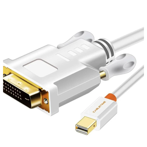 Перехідник Cabletime CD48K mini DP – VGA 0.2 м
