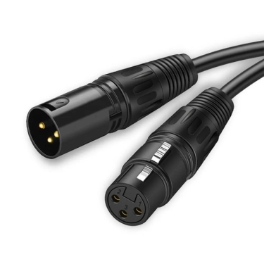 Мікрофонний кабель Cabletime CF24L XLR 2 м Black
