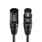 Мікрофонний кабель Cabletime CF24L XLR 2 м Black