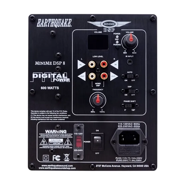 Earthquake MiniMe DSP P8 Black - активний сабвуфер 8"
