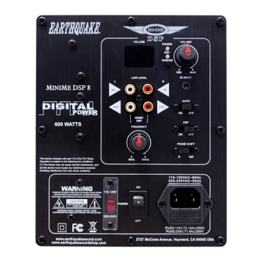 Earthquake MiniMe DSP P8 Black - активний сабвуфер 8"