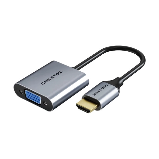 Перехідник Cabletime CP53G HDMI - VGA 1080p 60Hz