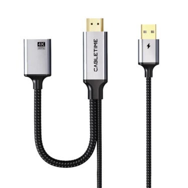 Перехідник Cabletime CP51B HDMI – DisplayPort 4K 60Hz