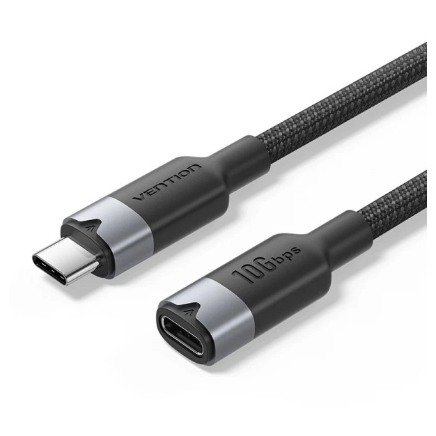 Vention TRFBD USB-C - USB-C 100 Вт, 0,5 м Black