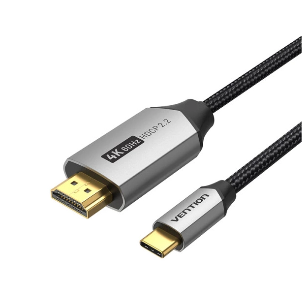 Кабель Vention CRBBG Type-C - HDMI 4K 60Hz, 1,5 м