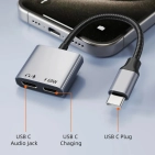 Cabletime CPA2G - перехідник USB-C на 2x USB-C PD60W