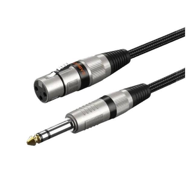 Cabletime CF41H - XLR Female - Jack 6.35 мм, 1 м