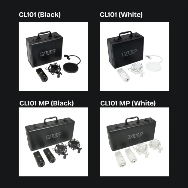 Студійний мікрофон Topping Professional CL101 MP Black XLR