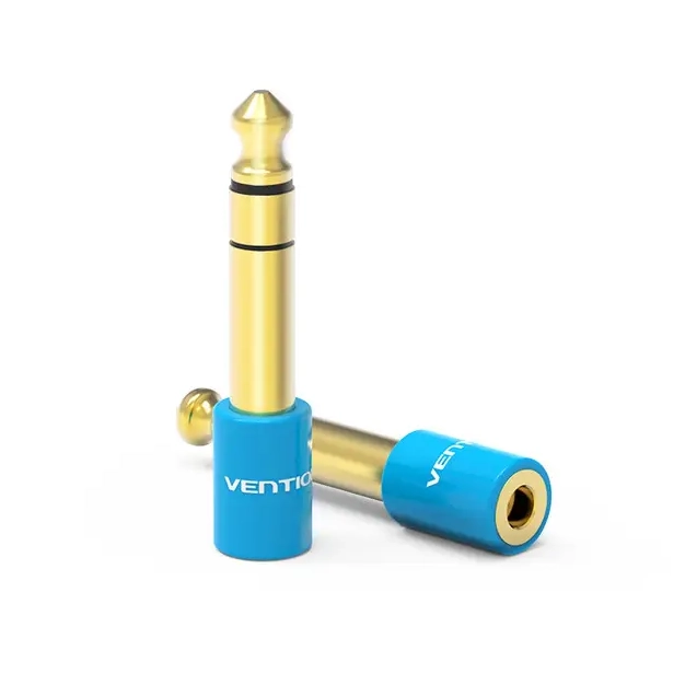 Перехідник Vention VAB-S01-L 6.35 мм на 3.5 мм
