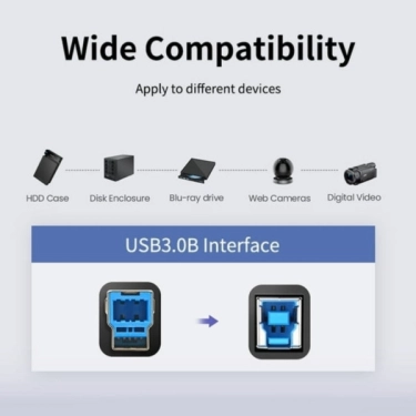 Кабель Cabletime CA12L USB AB 2 м для принтера