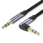 Аудіокабель Vention BANHF 3.5 мм MM 1 м Black 90°