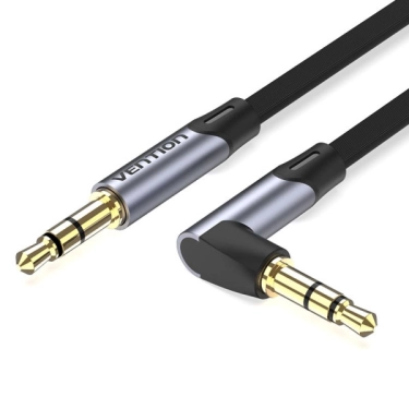 Аудіокабель Vention BANHF 3.5 мм MM 1 м Black 90°