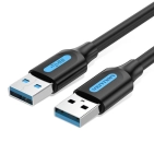 Vention CONBF USB-A - USB-A 1 м, 5 Гбіт/с, Black