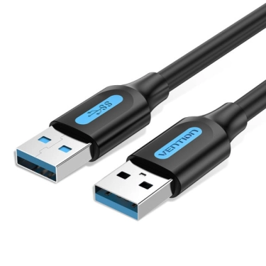 Vention CONBF USB-A - USB-A 1 м, 5 Гбіт/с, Black