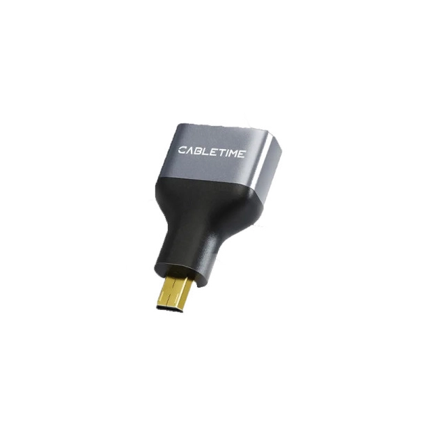 Cabletime CP46G - Micro HDMI перехідник 8K 60Hz