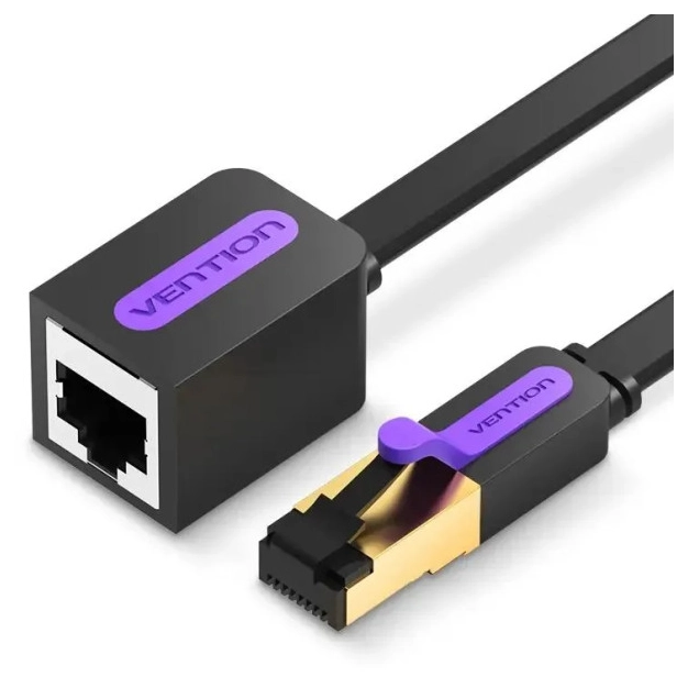 Подовжувач Vention ICBBF CAT 7 SFTP 1 м Black RJ-45