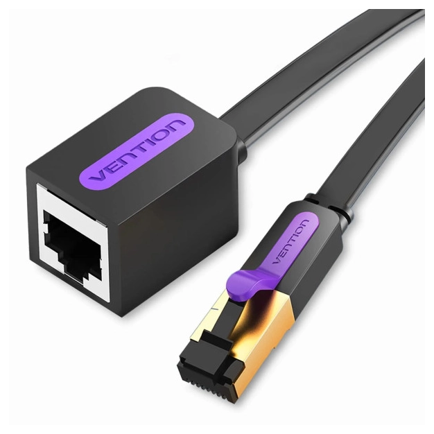 Подовжувач Vention ICBBF CAT 7 SFTP 1 м Black RJ-45