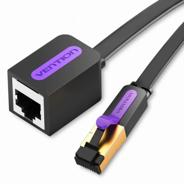 Подовжувач Vention ICBBF CAT 7 SFTP 1 м Black RJ-45