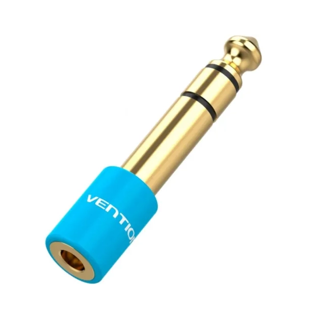 Перехідник Vention VAB-S01-L 6.35 мм на 3.5 мм