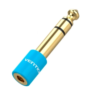 Перехідник Vention VAB-S01-L 6.35 мм на 3.5 мм