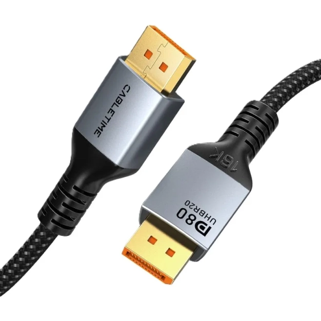 Cabletime CD11L DisplayPort 1.4 2 м Black - 8K