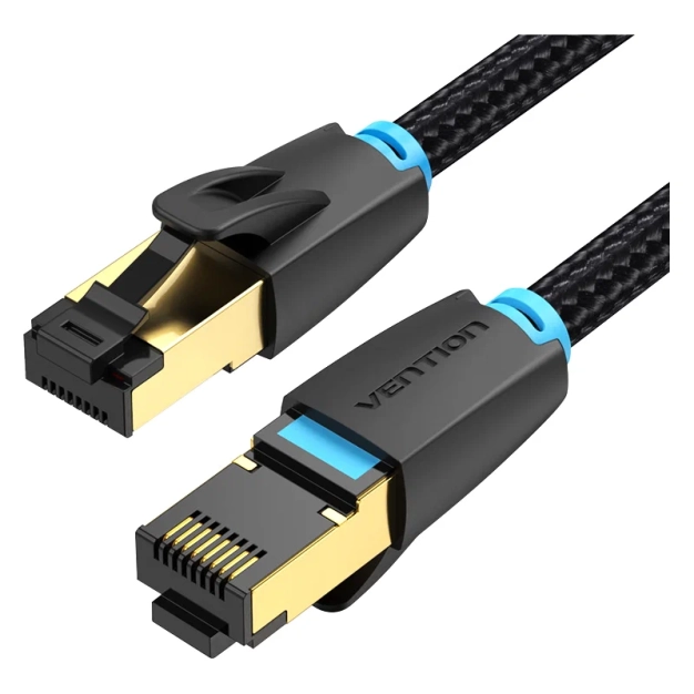 Патч-корд Vention IKKBJ CAT 8 SFTP 5 м Black