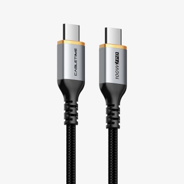 Cabletime CU03L 1 м - USB-C кабель 100W Black