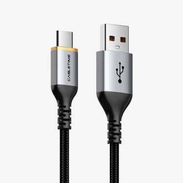 Cabletime CA50L USB-A - USB-C 2 м, 5A Black