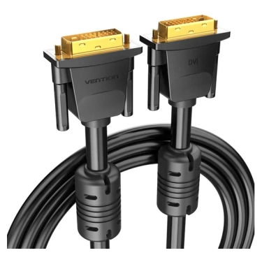 Кабель Vention EAABI DVI-D 24+1 Dual Link 3 м Black