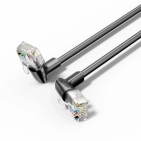 Патч-корд IBSBF CAT6 UTP 1 м Black 360°